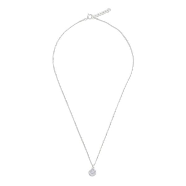 Alternate image for Thai Sterling Silver Cubic Zirconia Leo Pendant Necklace Zodiac Charm Leo