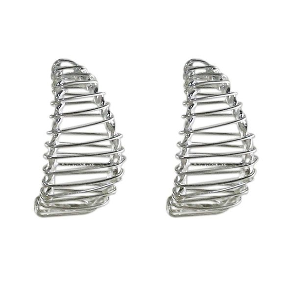 Alternate image for Sterling Silver Wrap Leaf Drop Earrings Crafted in Thailand Leaf Wrap