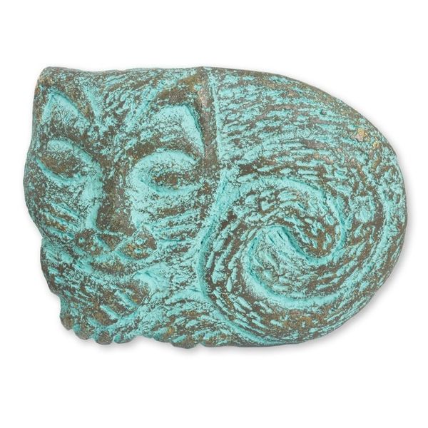 Alternate image for Sleepy Cat Wall Adornment Handmade Recycled Paper Sculpture Cat Nap