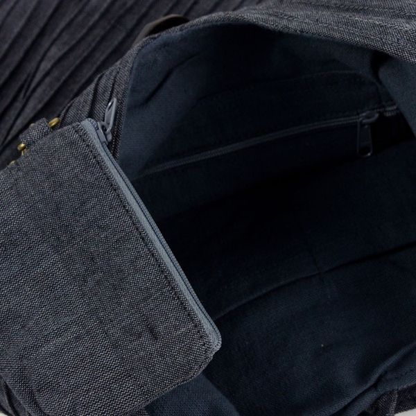 Alternate image for Grey Hobo Shoulder Bag with Coin Purse and Multi Pockets Surreal Grey