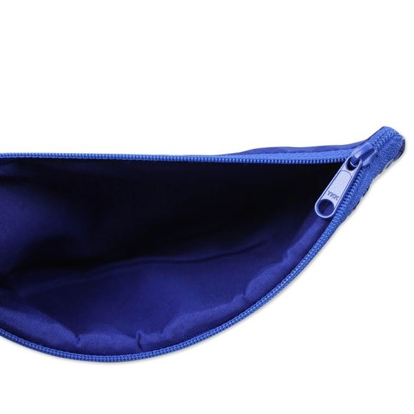 Alternate image for Thai Blue and White Cotton Blend Travel Cases Set of 3 Blue Lisu Chic