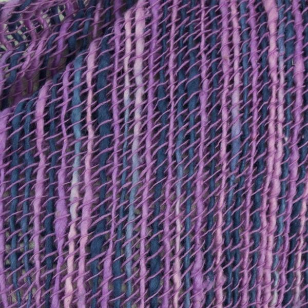 Alternate image for Soft Purple and Blue Open Weave Cotton Scarf Spring Melange