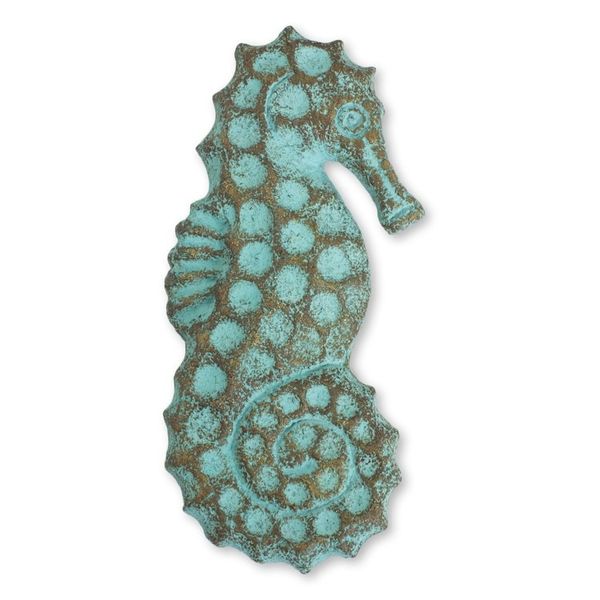 Alternate image for Recycled Paper Seahorse Wall Sculpture Handmade in Thailand Seahorse Omen