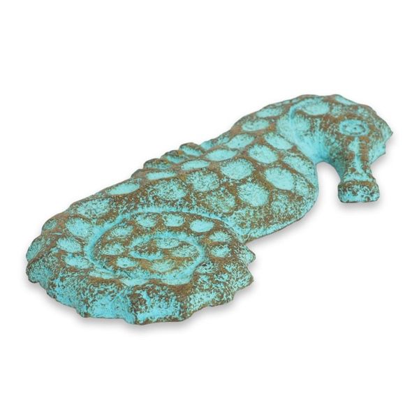 Alternate image for Recycled Paper Seahorse Wall Sculpture Handmade in Thailand Seahorse Omen