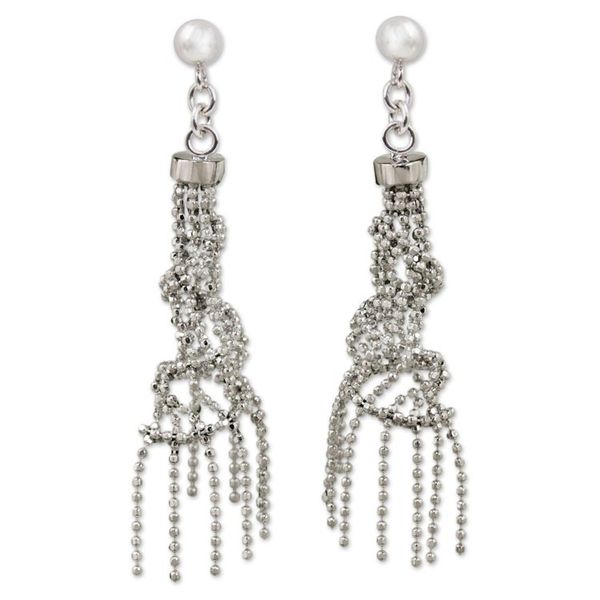 Alternate image for Sterling Silver Helix Shape Dangle Earrings from Thailand Raining Helixes