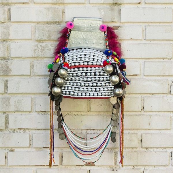 Alternate image for Traditional Hill Tribe Akha Headdress for Decorative Use Timeless Muse II