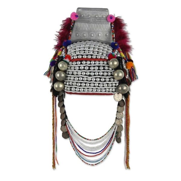 Alternate image for Traditional Hill Tribe Akha Headdress for Decorative Use Timeless Muse II