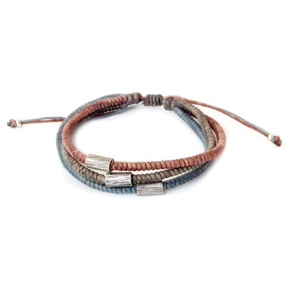 Alternate image for Hill Tribe Silver Braided Bracelet Modern Hill Tribe