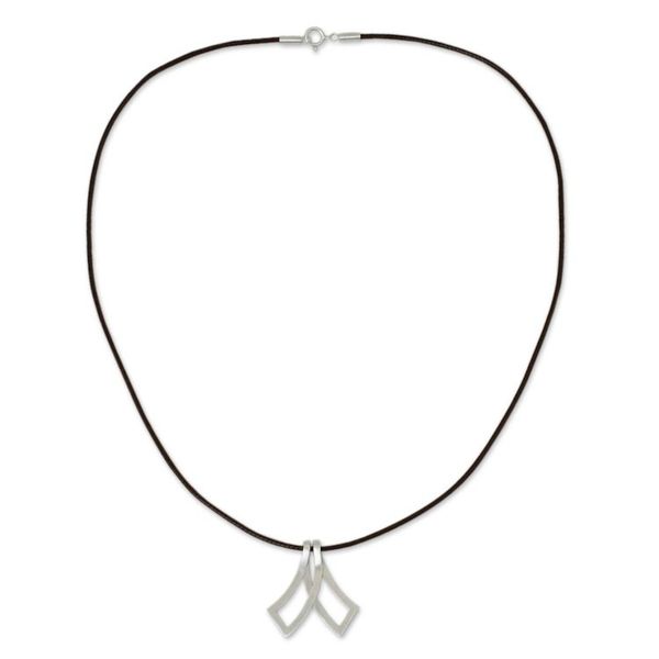 Alternate image for Original Sterling Silver Necklace for Men Siam Bow Tie