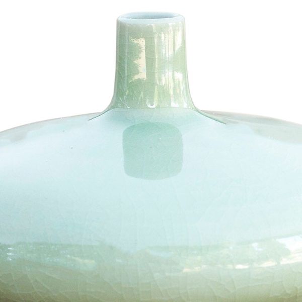 Alternate image for Celadon Ceramic Vase from Thailand Classic Green