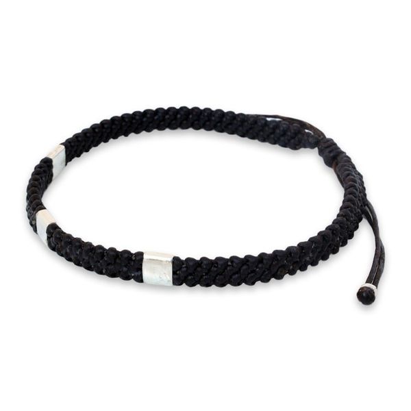 Alternate image for Silver Braided Bracelet Three Kingdoms