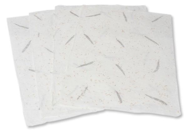 Alternate image for Artisan Crafted Saa Wrapping Paper Set of 4 Ferns and Buds