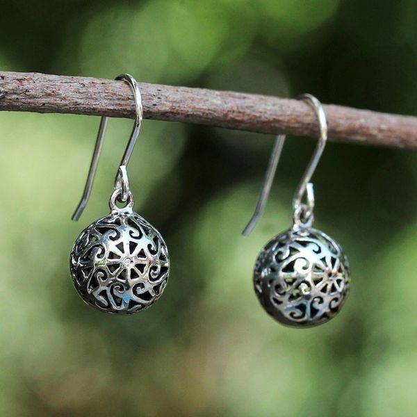 Alternate image for Sterling Silver Dangle Earrings Disco Dancer