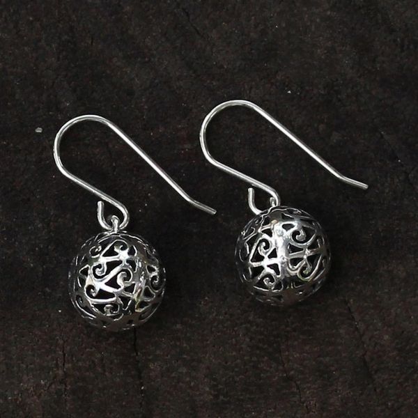 Alternate image for Sterling Silver Dangle Earrings Disco Dancer