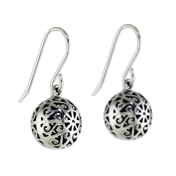 Alternate image for Sterling Silver Dangle Earrings Disco Dancer