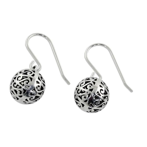 Alternate image for Sterling Silver Dangle Earrings Disco Dancer