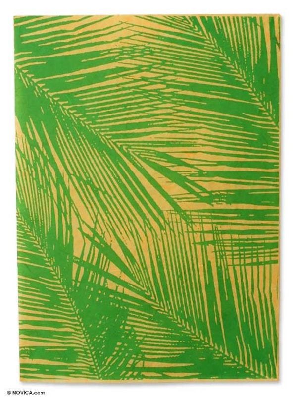 Alternate image for Saa wrapping paper Set of 6 Sunset Leaves