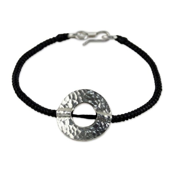 Alternate image for Silver pendant bracelet Hill Tribe Moon