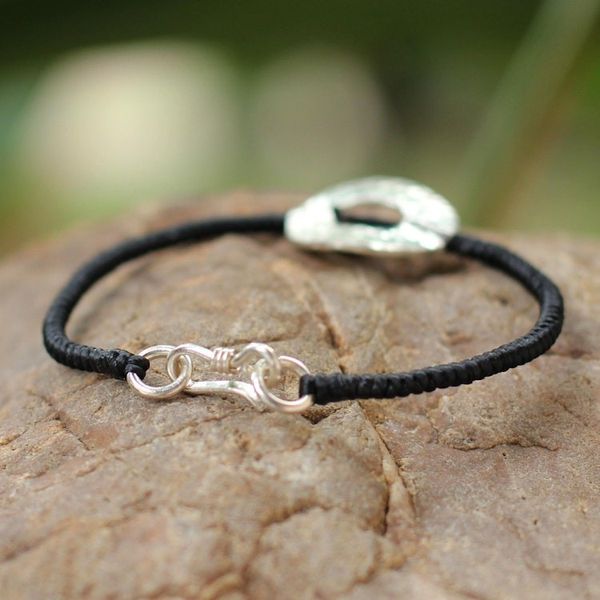 Alternate image for Silver pendant bracelet Hill Tribe Moon