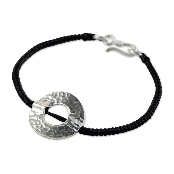 Alternate image for Silver pendant bracelet Hill Tribe Moon