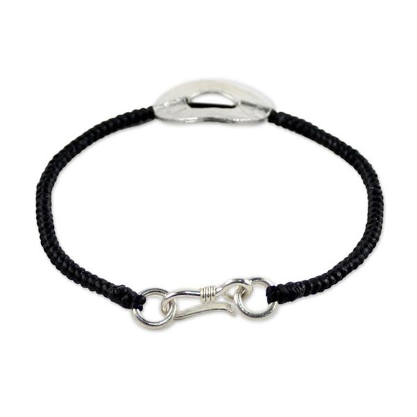 Alternate image for Silver pendant bracelet Hill Tribe Moon