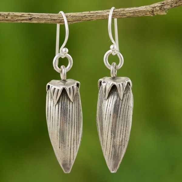 Alternate image for Silver 950 Fruit dangle earrings Forbidden Fruit