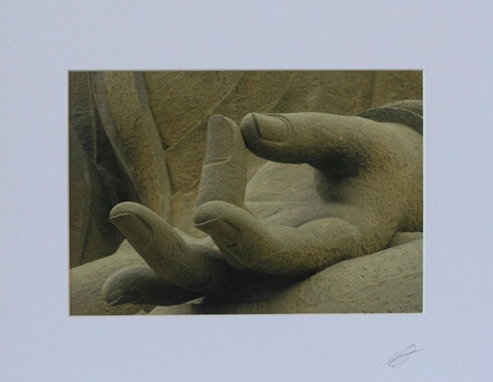 Buddha Photography Print 'Bronze Hand'