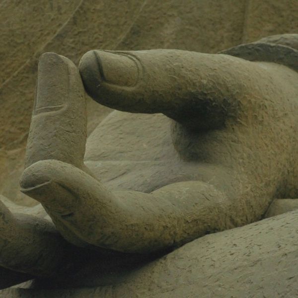 Alternate image for Buddha Photography Print Bronze Hand