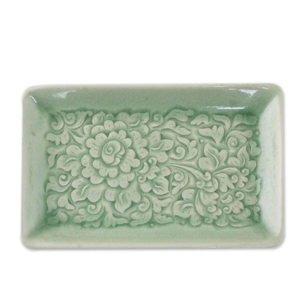Alternate image for Thai Celadon Ceramic Cruet Set Pair Inseparable