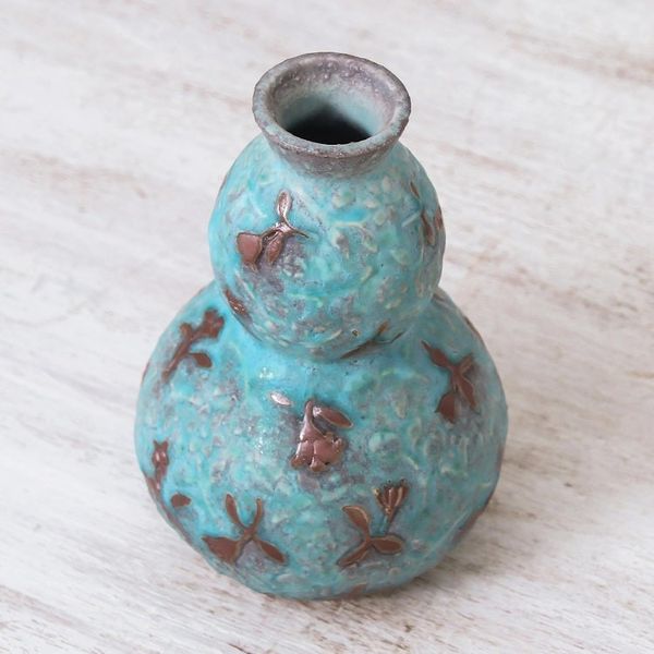 Alternate image for Celadon Ceramic Vase Orchid Glory