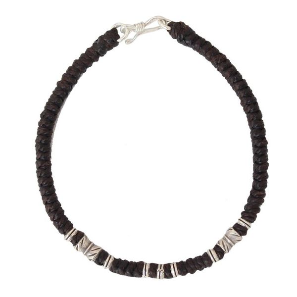 Alternate image for Handmade Silver Braided Bracelet from Thailand Hill Tribe Heritage