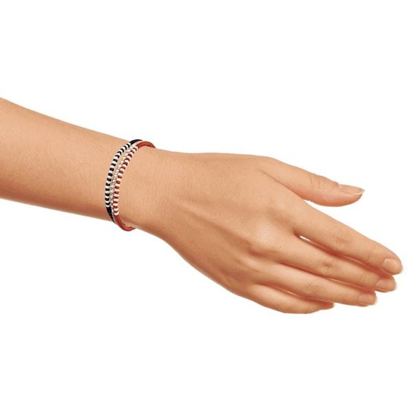 Alternate image for Handcrafted Hill Tribe Silver Braided Bracelet Cool Thai Autumn