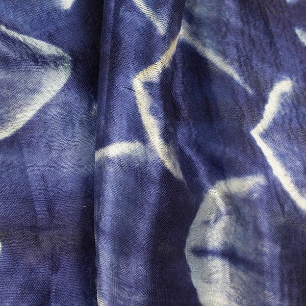 Alternate image for Silk Scarf from Thailand Sapphire Mystique