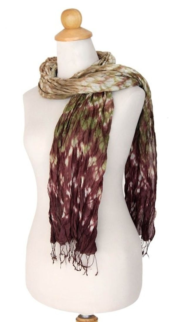 Alternate image for Patterned Scarf from Thailand Fabulous Earth