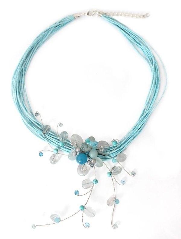 Alternate image for Floral Quartz Necklace Floral Joy