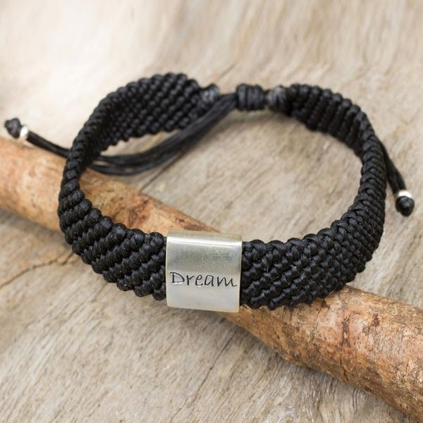 Alternate image for Sterling Silver Wristband Bracelet from Thailand Dream