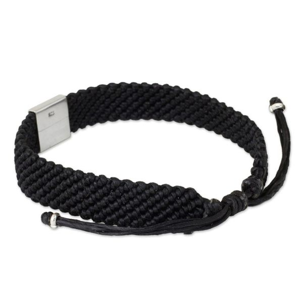 Alternate image for Sterling Silver Wristband Bracelet from Thailand Dream