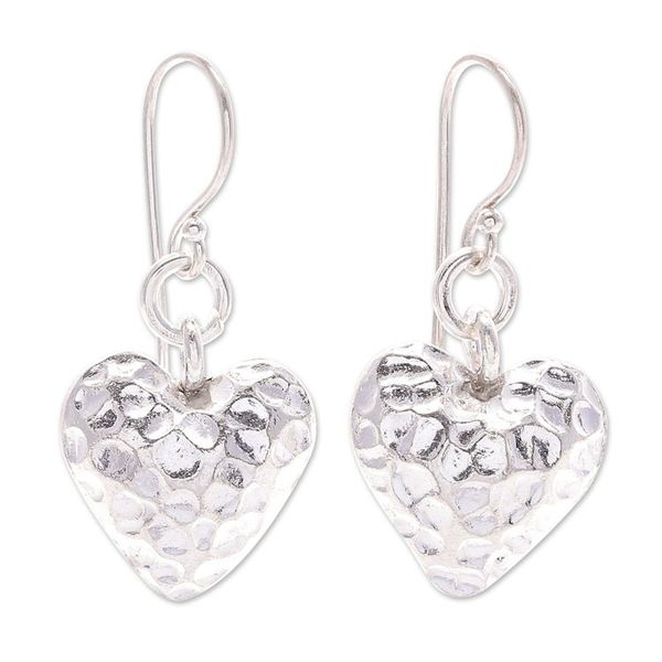 Alternate image for Silver 950 Heart Earrings In My Heart