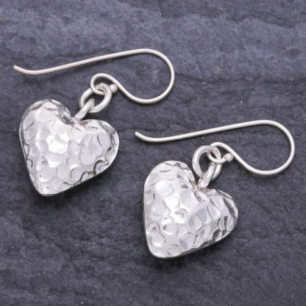 Alternate image for Silver 950 Heart Earrings In My Heart