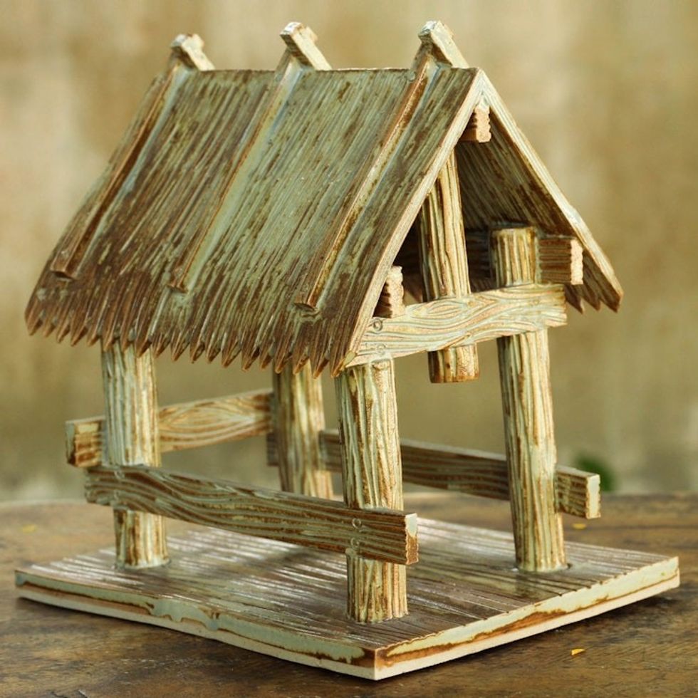 Ceramic Stable for Nativity Scene 'Nativity Stable I'