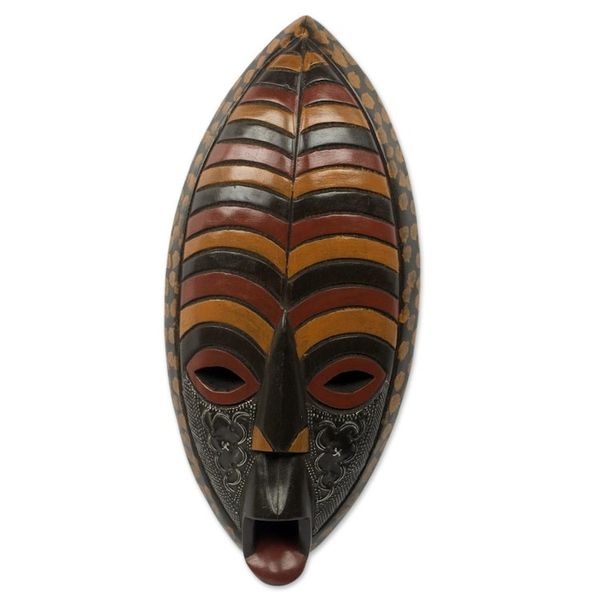 Alternate image for Mouth Agape African Mask Handcrafted in Ghana Deliver Me