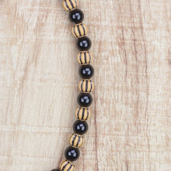 Alternate image for Recycled Glass and Plastic Beaded Necklace from Ghana Winsome Elegance