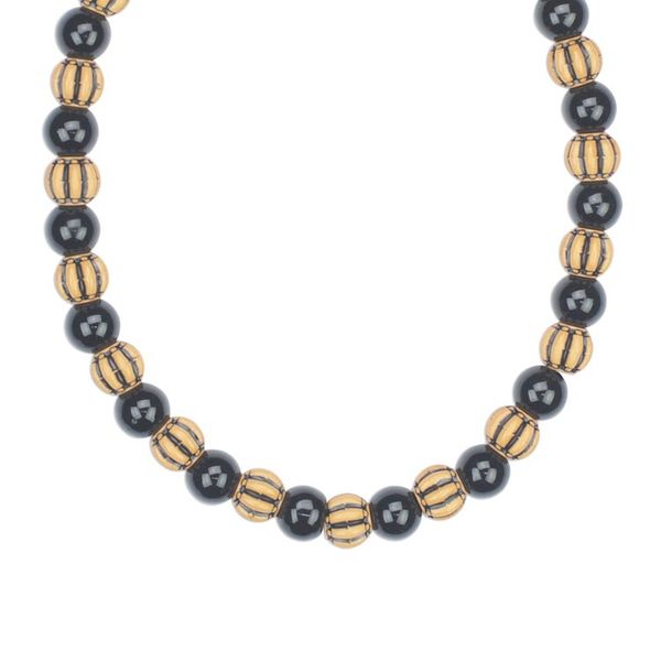 Alternate image for Recycled Glass and Plastic Beaded Necklace from Ghana Winsome Elegance