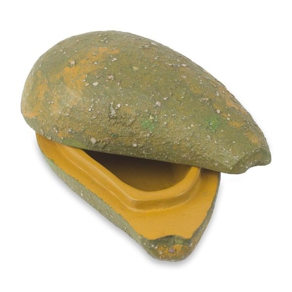 Alternate image for Hand Carved Green Avocado Shaped Wood Box from Ghana Rustic Avocado