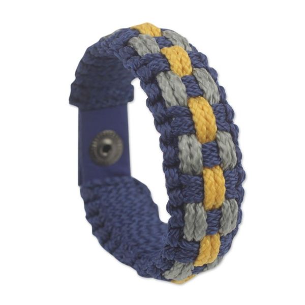 Alternate image for Colorful Mens Bracelet Woven from Polypropylene Cords High Expectations