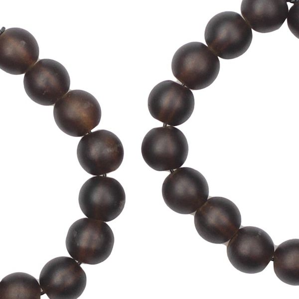 Alternate image for Brown Recycled Glass Beaded Stretch Bracelets Pair Coffee Sensation