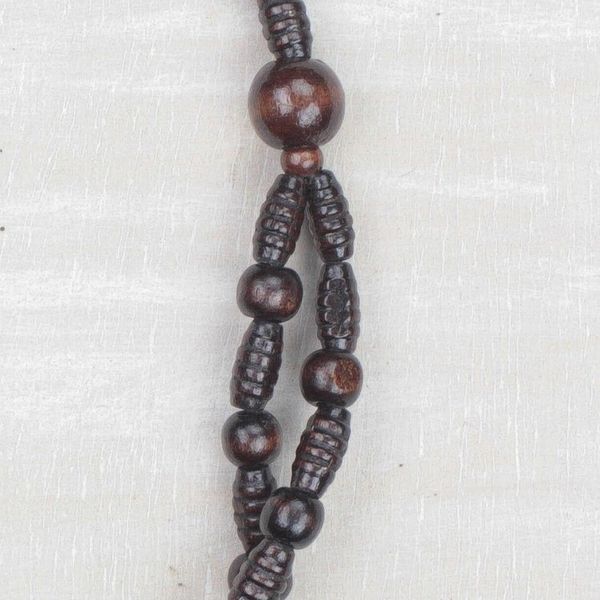 Alternate image for Sese Wood Multi-Strand Beaded Necklace from Ghana Sisterhood