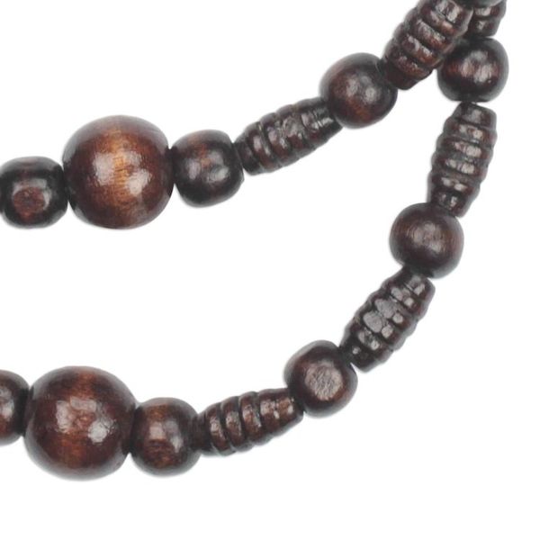 Alternate image for Sese Wood Multi-Strand Beaded Necklace from Ghana Sisterhood