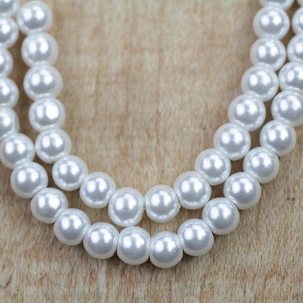 Alternate image for Love Glow White Recycled Glass Beaded Bracelet from Ghana Love Glow