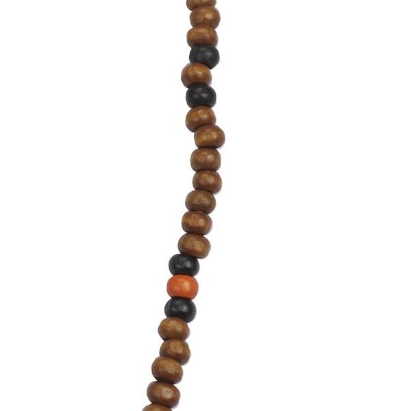 Alternate image for Recycled Paper and Sese Wood Necklace Crafted in Ghana Eco-Friendly Glory